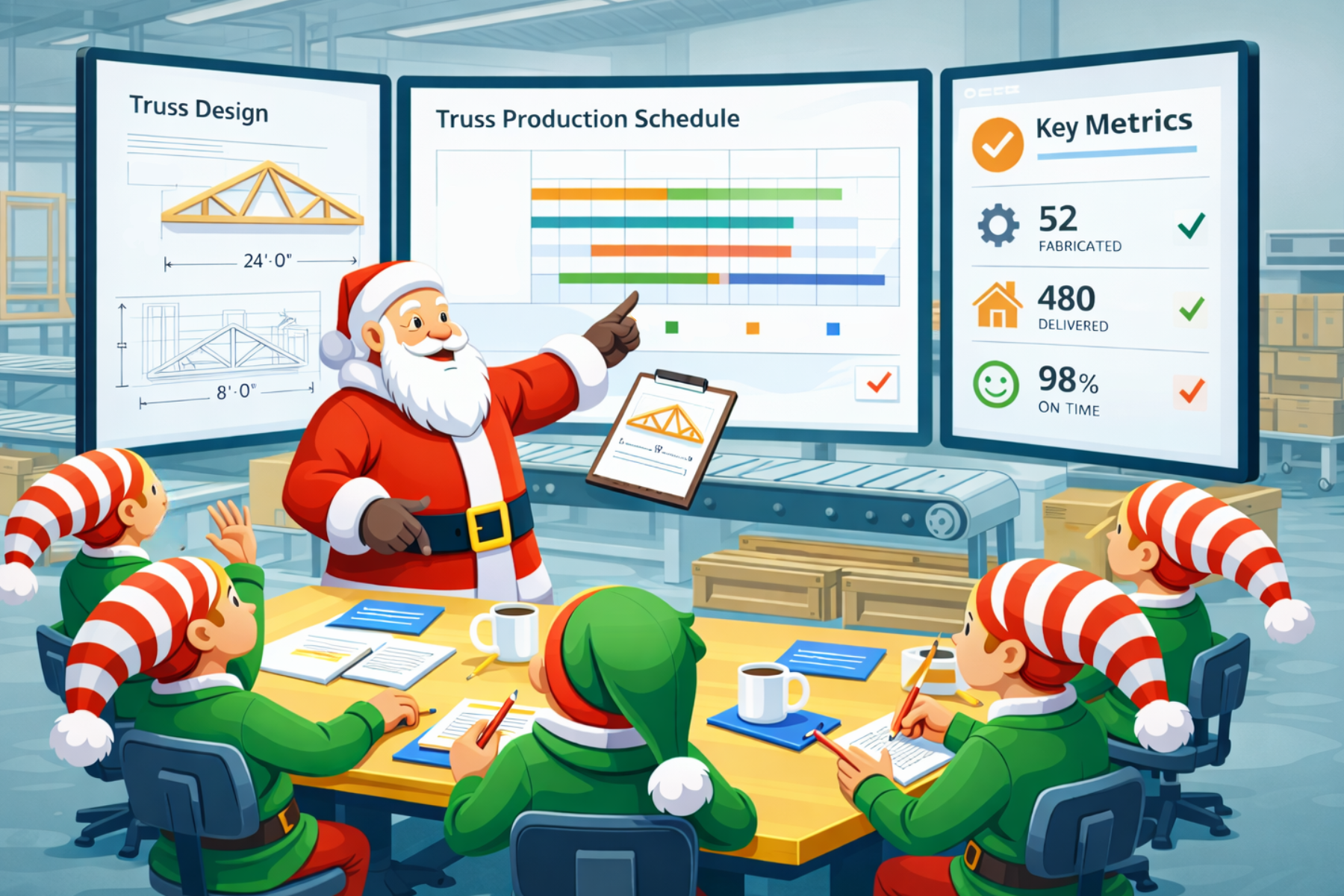 Imagine If Santa’s Workshop Ran on Spreadsheets