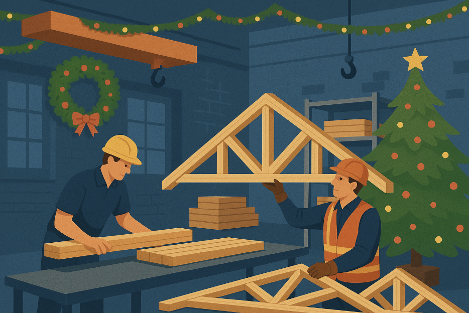 How Truss Manufacturers Can Stay in Control During the Holiday Rush