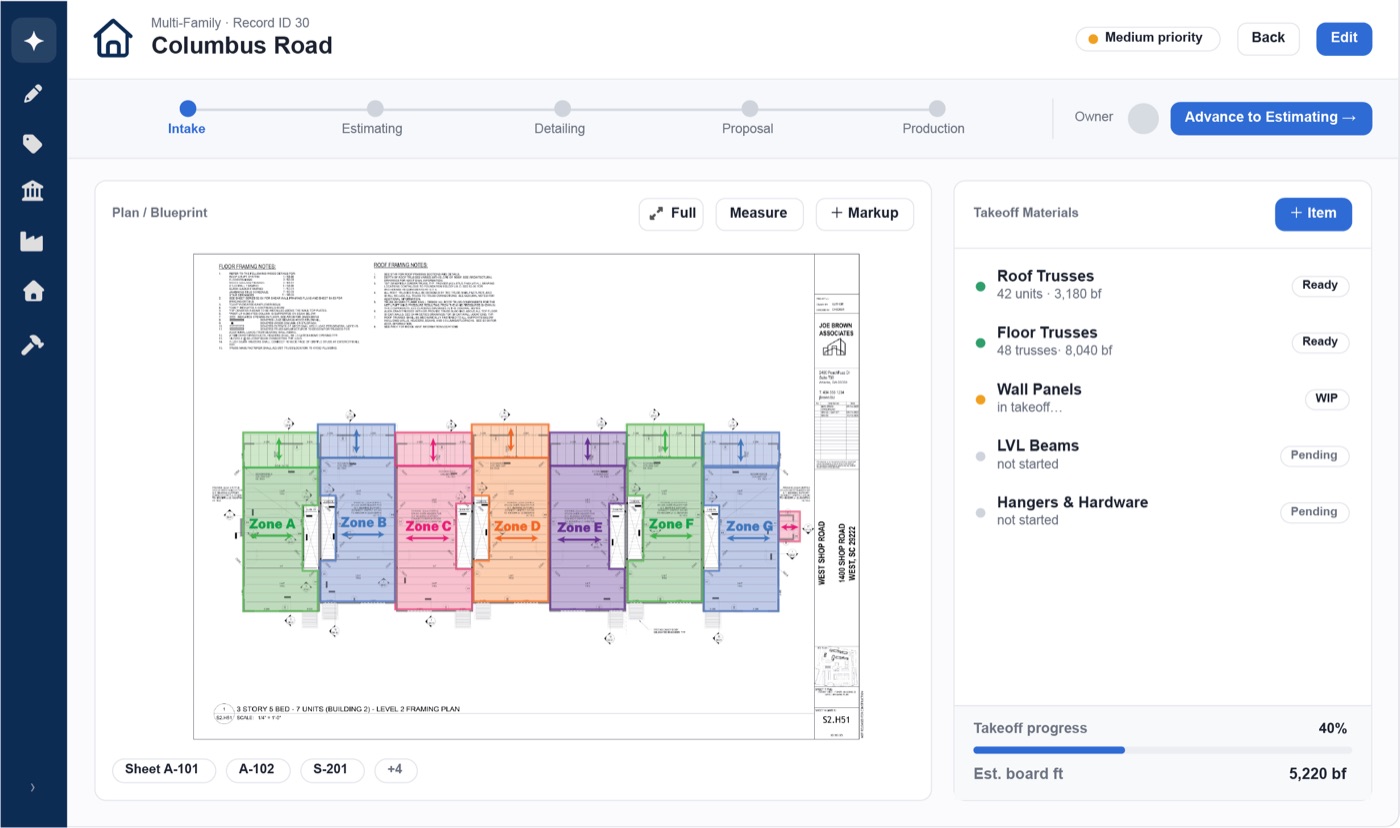 Cadynce AI Takeoff, Measure stage