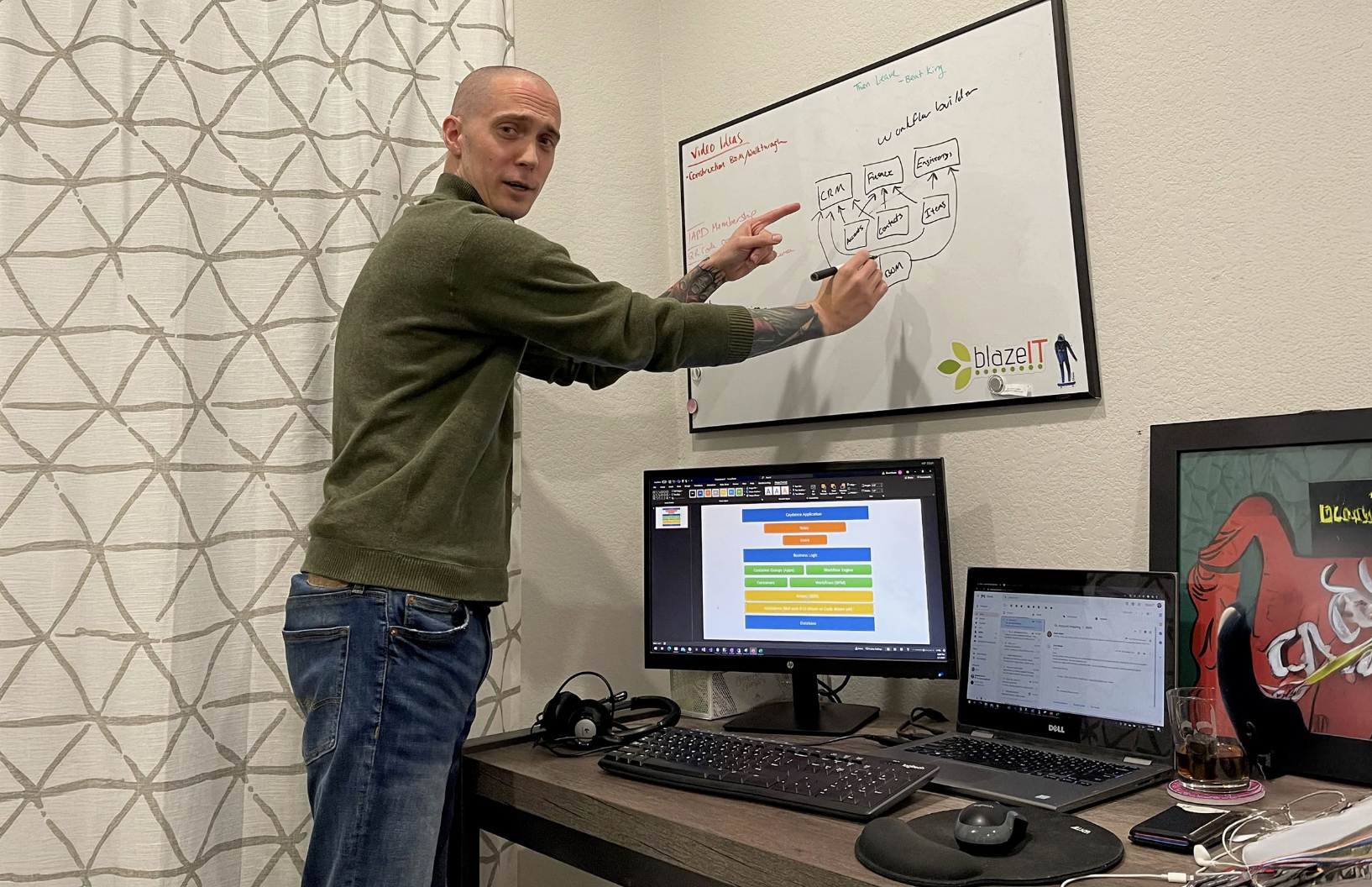 Early system architecture whiteboard session